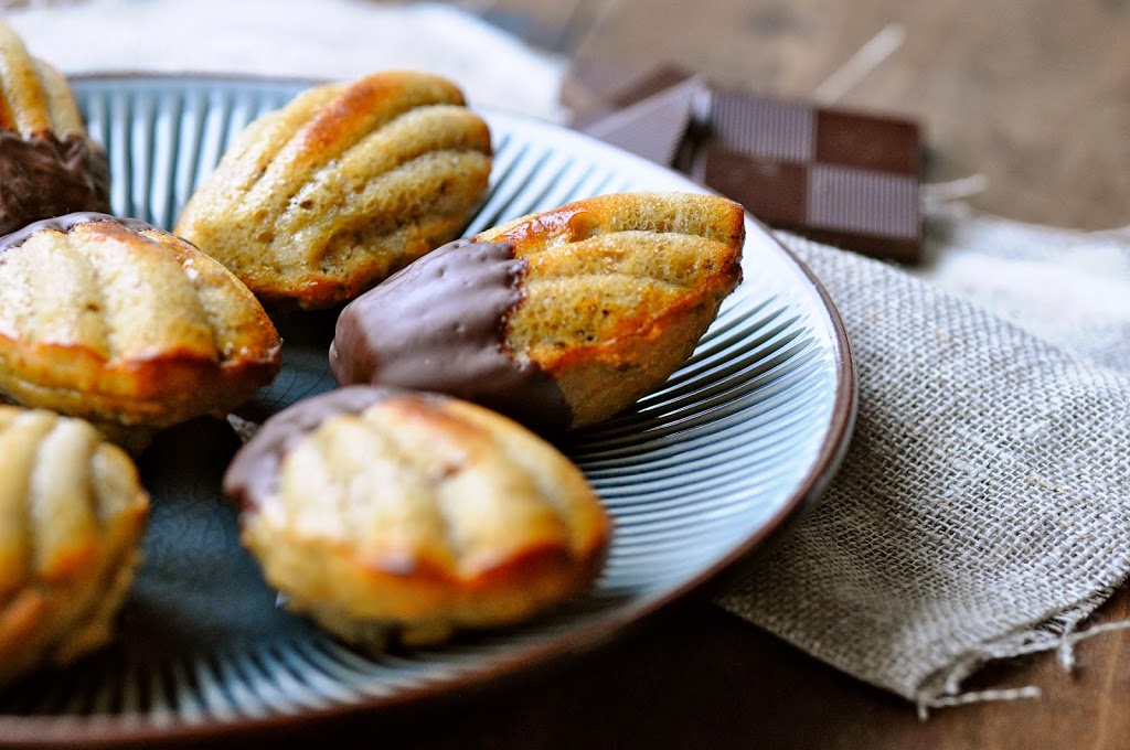 sunde madeleine kager med æblemos