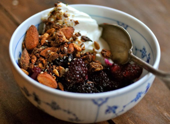 granola med mandler mandelgranola