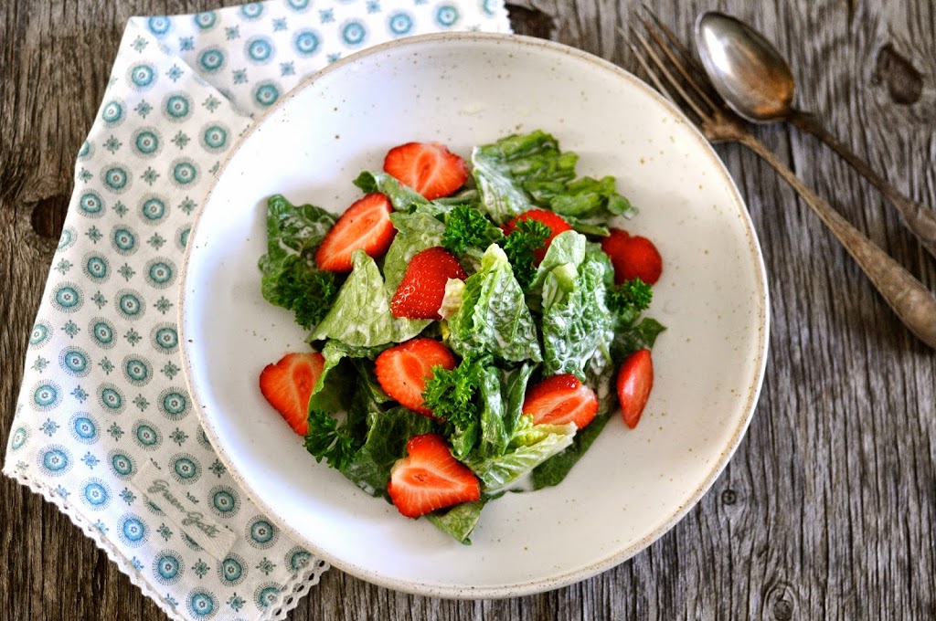 salat med mormordressing