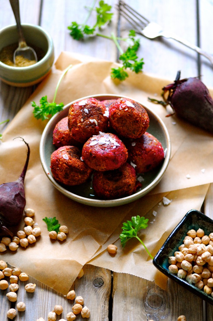 Falafler med rødbede