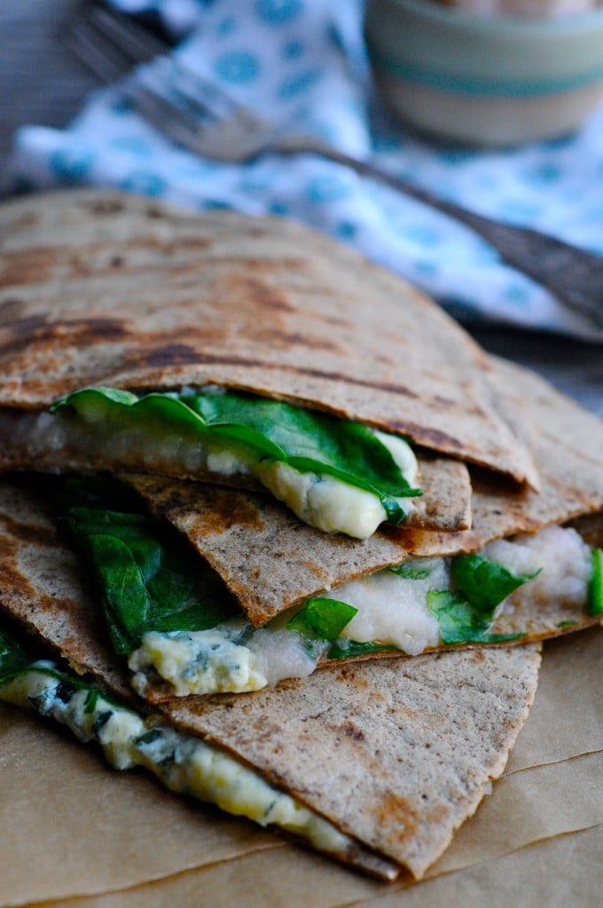 Tortilla med blå ost | www.juliekarla.dk