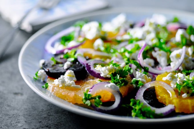 Bagt rødbedesalat med feta | www.juliekarla.dk