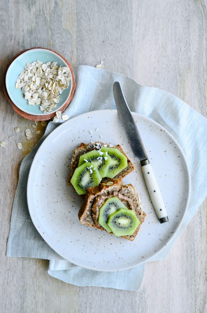 Sundt bananbrød med havregryn og kokos| www.juliekarla.dk