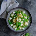 Salat med melon og bulgur