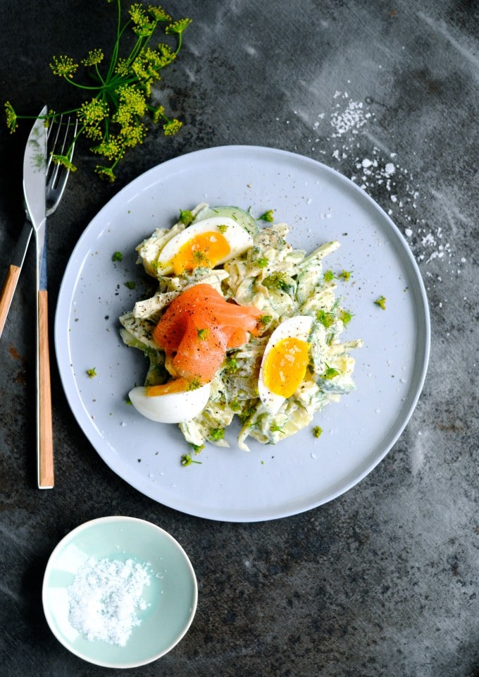 kartoffelsalat med creme fraiche