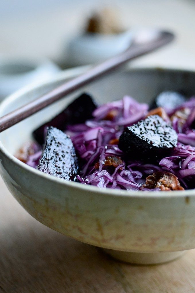 Salat til julemad med rødkål
