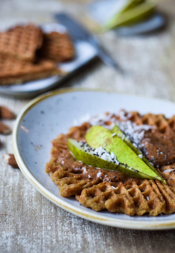 Sunde bananvafler uden mel