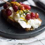 brød med burrata
