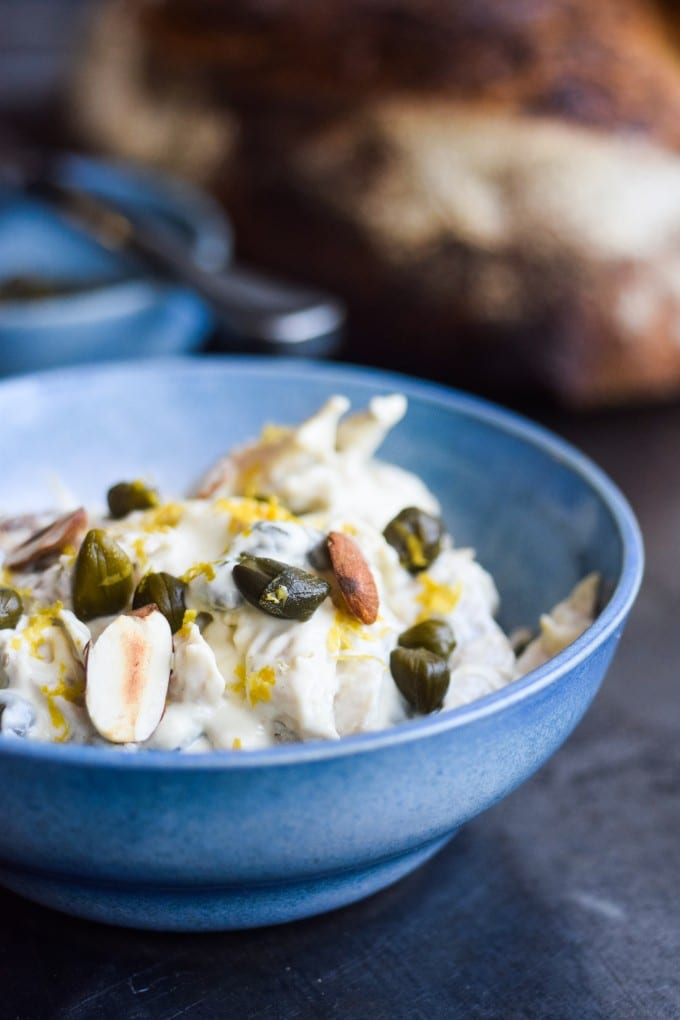 Lækker kyllingesalat med yoghurt