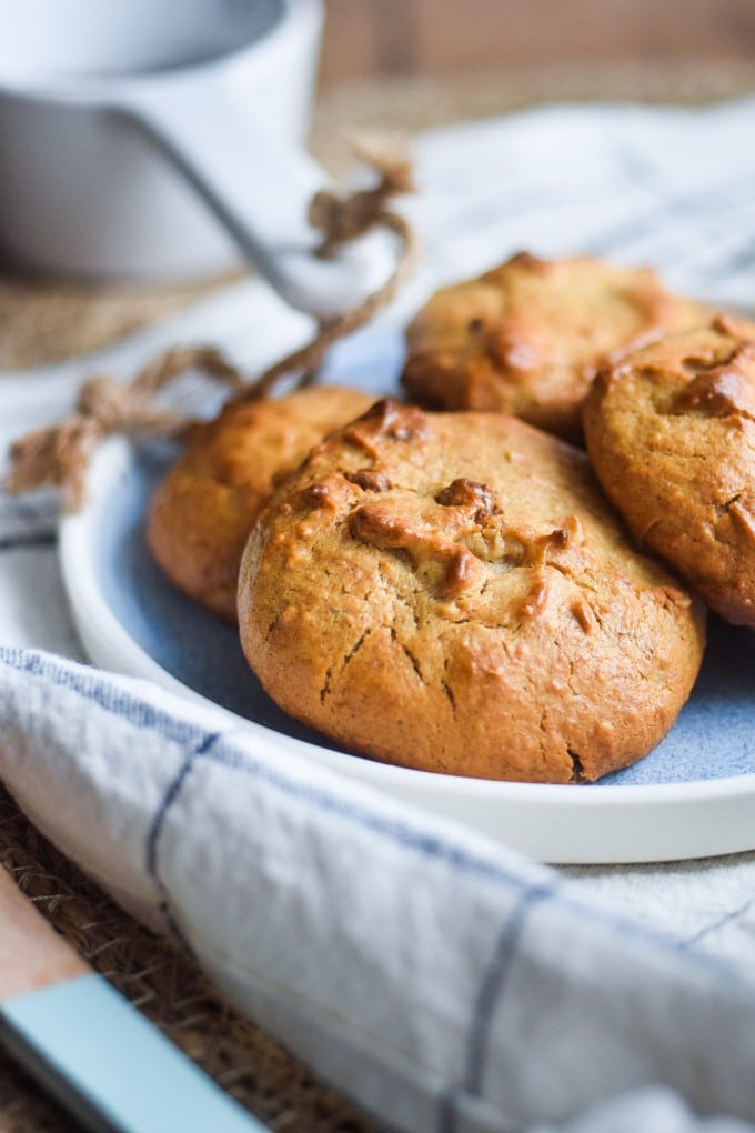 Sunde cookies med chokolade