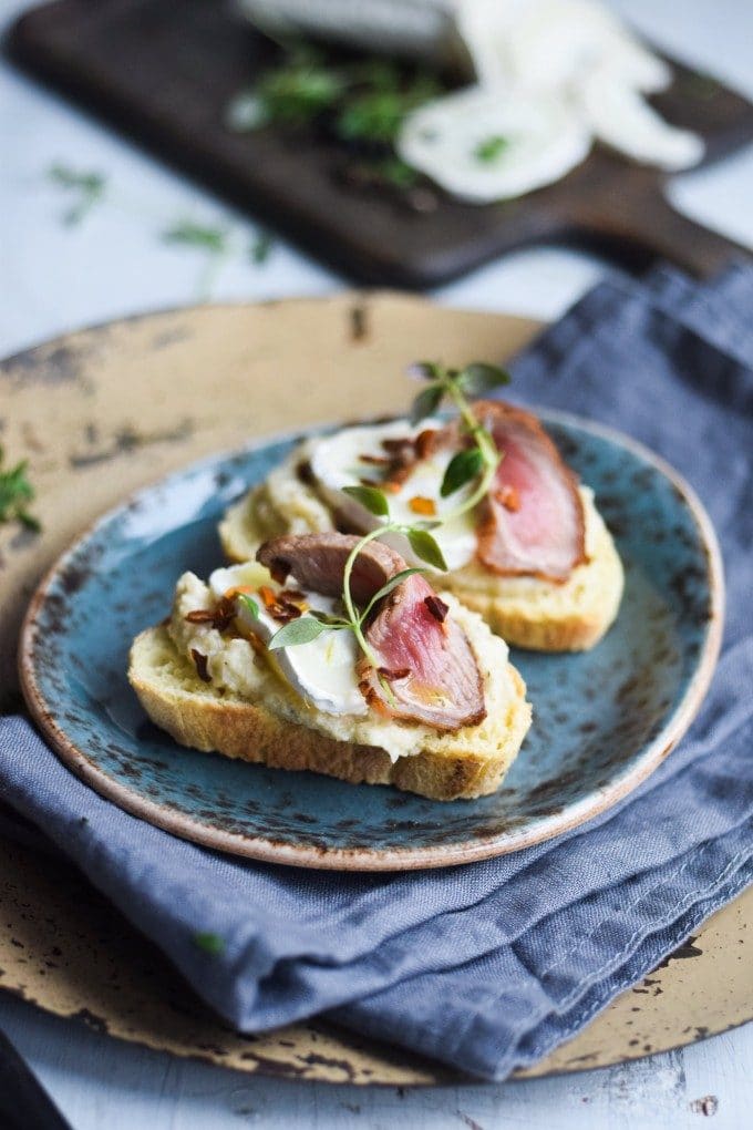 De bedste gedeost bruschetta