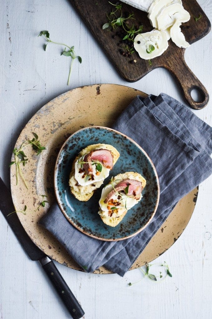 Gedeost bruschetta opskrift
