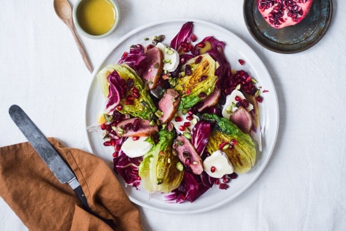 salat med and opskrift