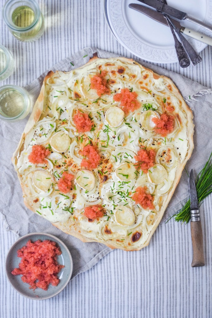 Nem flammkuchen opskrift