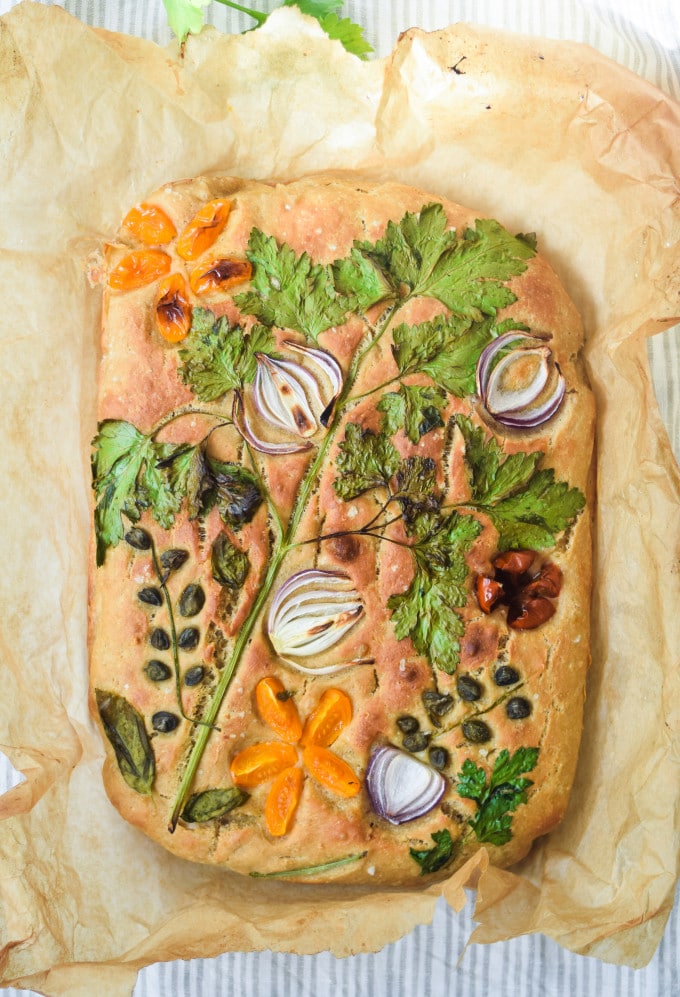 foccaciaart på Foccacia brød opskrift
