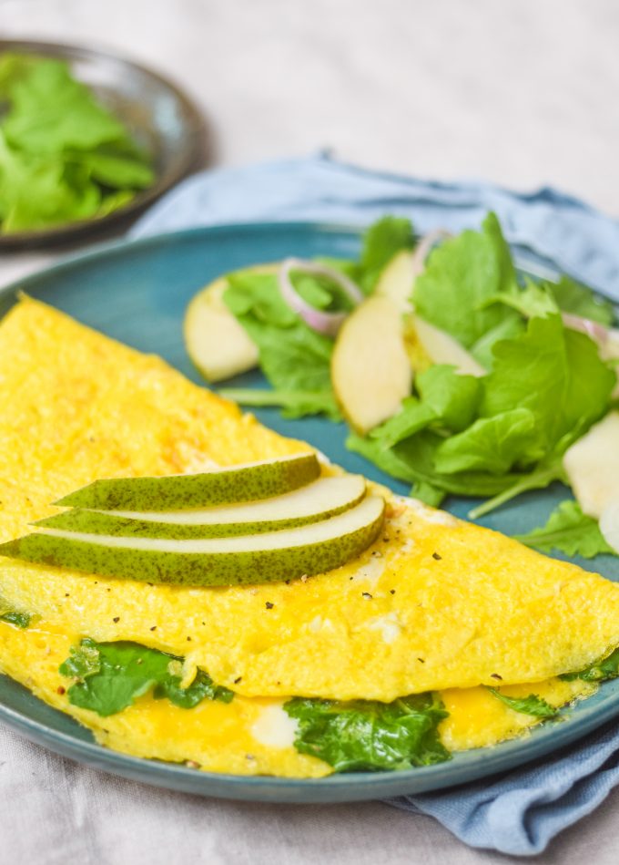 omelet opskrift med grønt