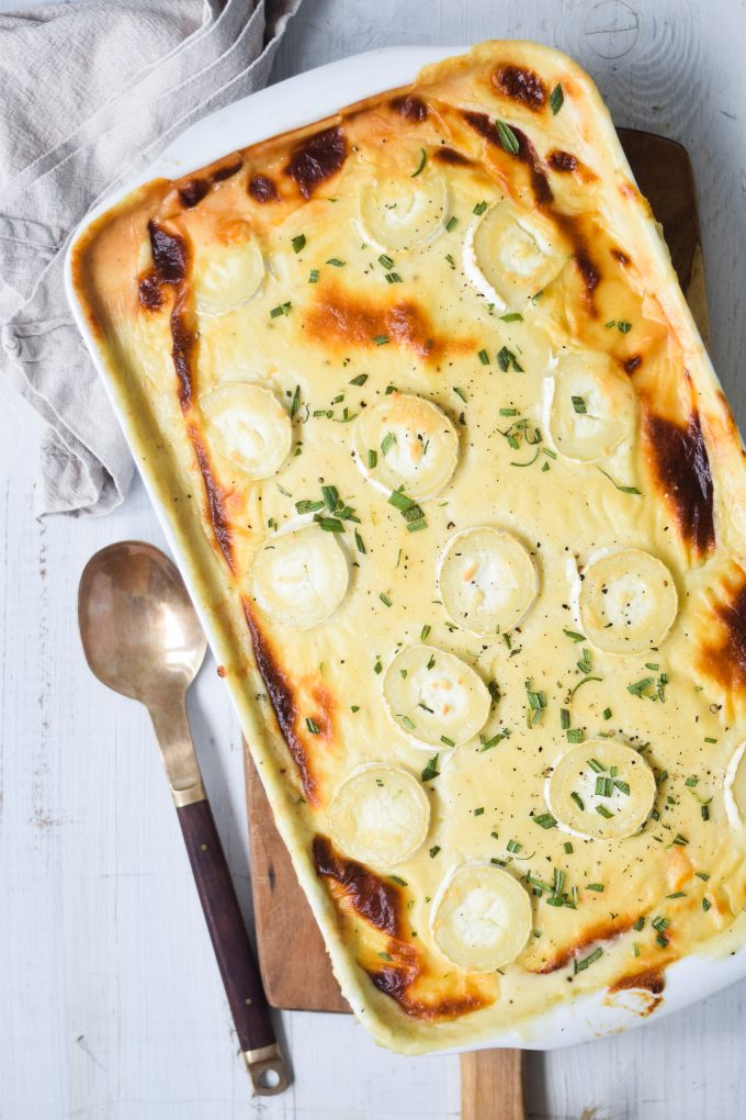 Moussaka opskrift i fad