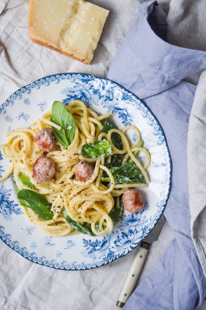 Pasta med salsiccia opskrift