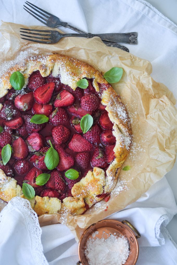 Dessert galette med tærtebund