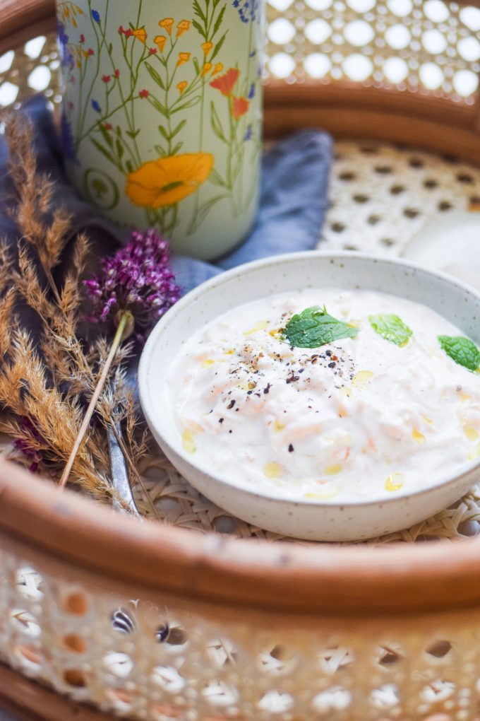 Melon tzatziki med mynte