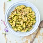 Asiatisk agurkesalat med sesam