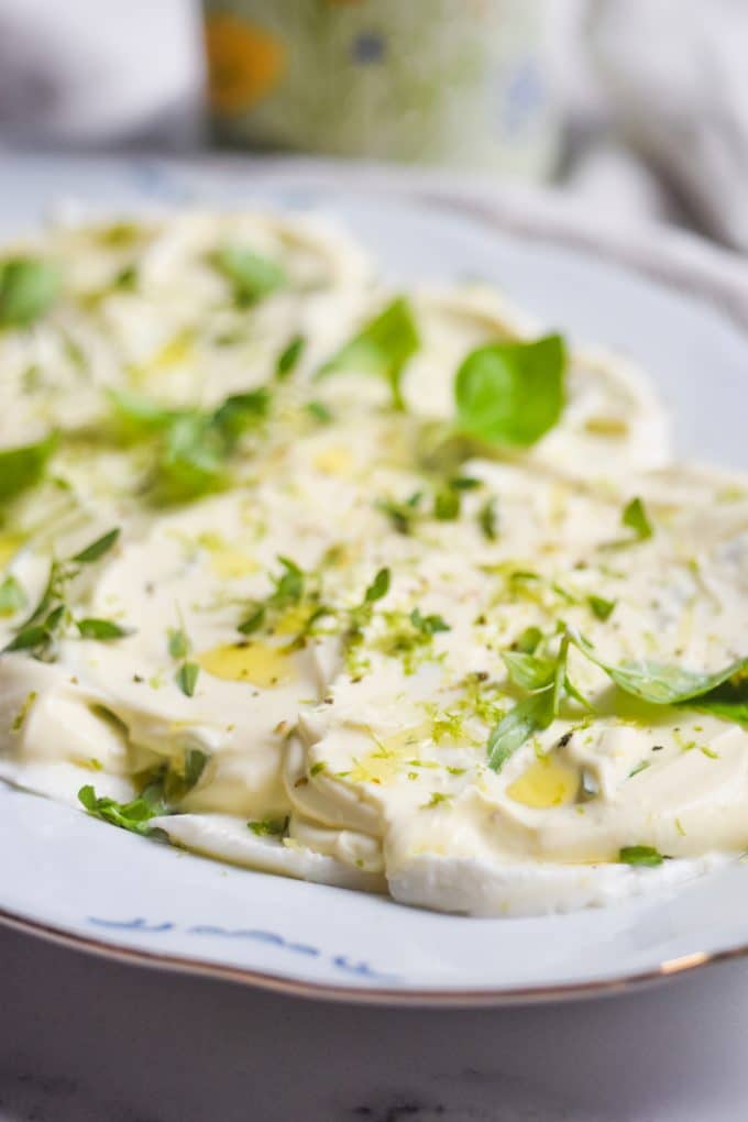 mozzarella opskrift med citron