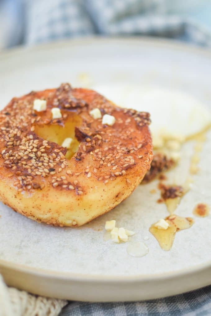 æbledessert med honning