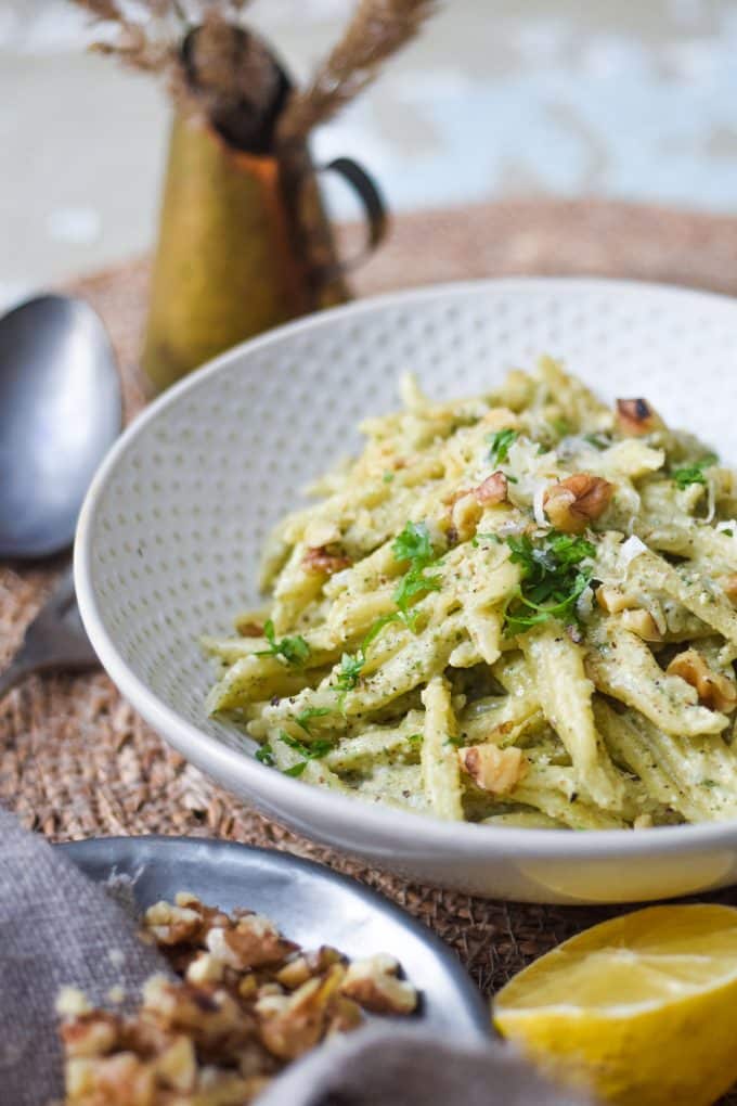 pasta med valnødder blog opskrift