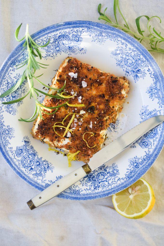 opskrift på paneret feta